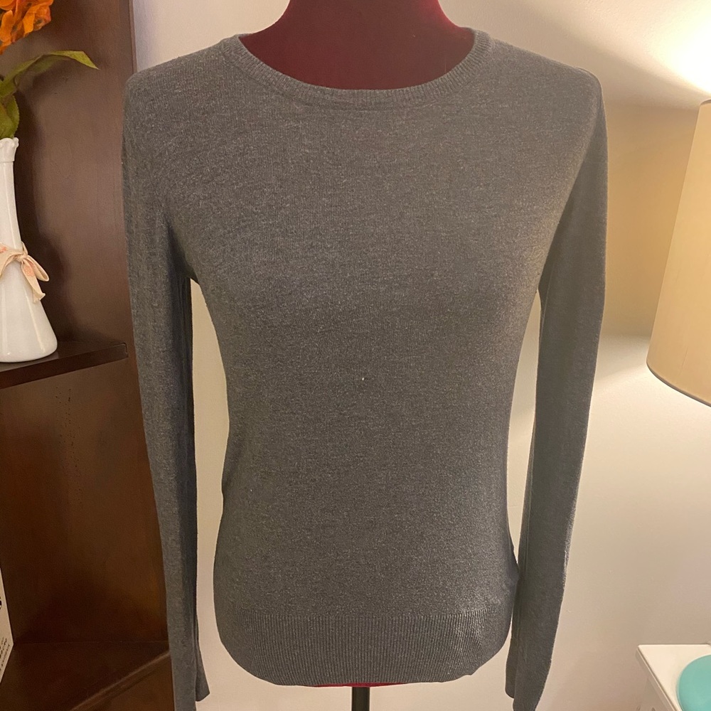 Coincidence & Chance Gray Long Sleeved Sweater SzM